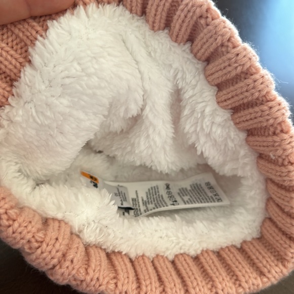 Soft Pink Cable Timberland Thermal Plush Lined Beanie - Picture 4 of 4